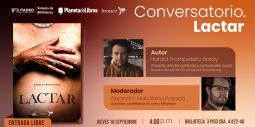Conversatorio con el autor Harold Trompetero. 