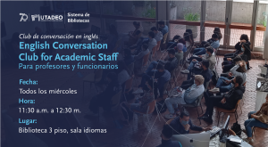 Club de conversación en inglés - English Conversation Club For Academic Staff Club de conversación en inglés - English Conversation Club For Academic Staff