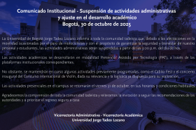 Comunicado institucional 